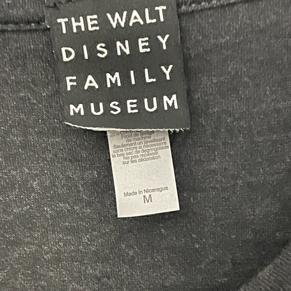 Disney Black Tee with Gray Museum Graphic - Picture 3 of 4